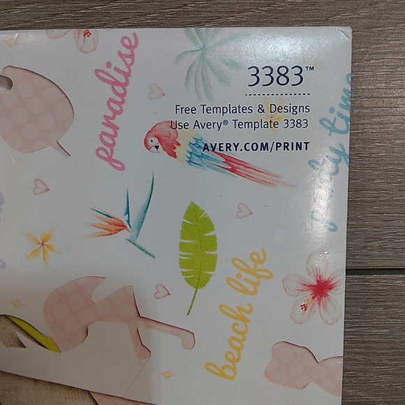 Lot Of 2 Avery Ink Jet Sticker Project Paper 3383 Sticker 15 Sheets 8 1/2 x 11" - Picture 4 of 9